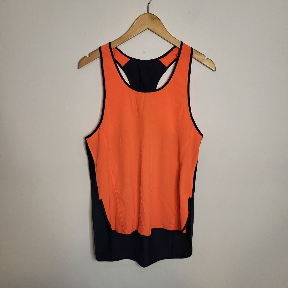 Lululemon Stretch Workout Run Gym Yoga Pump It Up Tank Light Flare Inkwell Small - Picture 2 of 6